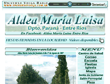 Tablet Screenshot of marialuisaentrerios.com.ar